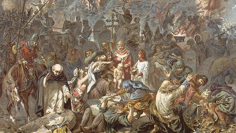 480x270 Watch Jewish Persecution During The Black Death Now Kanopy - Black Death Painting