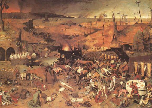 578x411 Breughel, Black Death Medieval Black Death, Death - Black Death Painting
