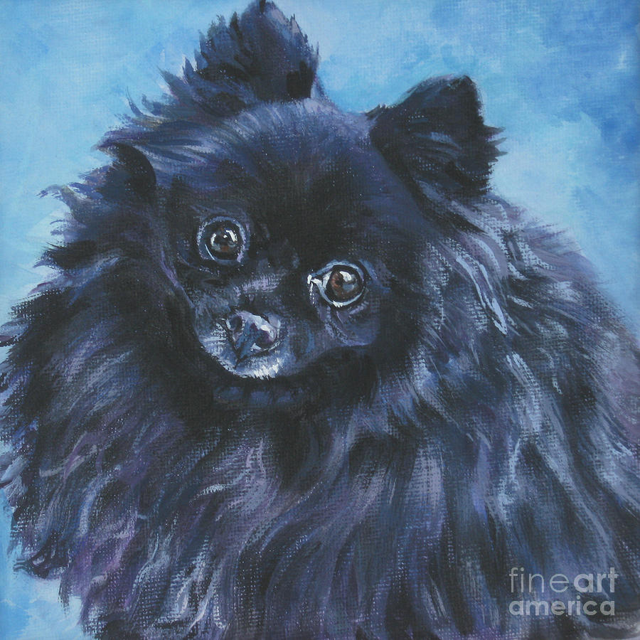 900x900 Black Dog Paintings Fine Art America - Black Dog Painting