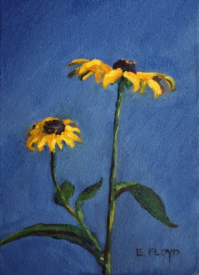 290x400 Black Eyed Susan - Black Eyed Susan Painting