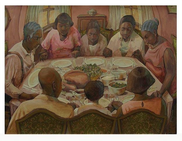 626x488 It's A Black - Black Family Painting