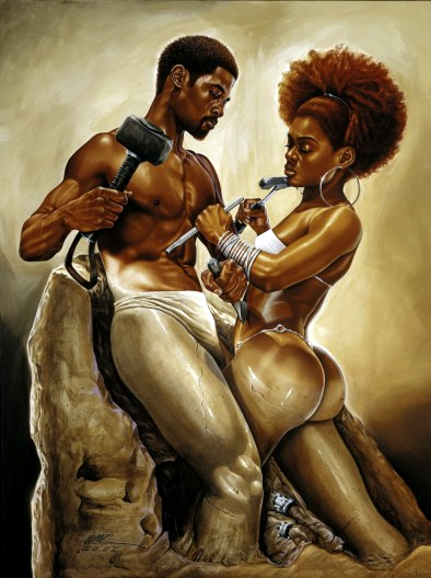 394x528 3 Changes The Black Community Needs To Make To Restore The Black - Black Family Painting