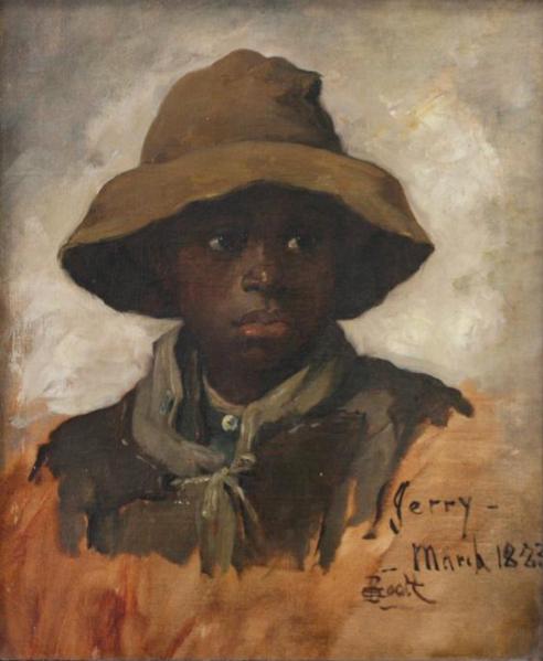 492x599 A Georgia Black Family (Each Dated March 1883) By Elizabeth Boott - Black Family Painting