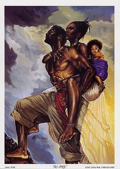 236x332 As One - Black Family Painting