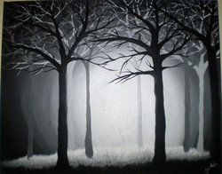 250x196 Dark Forest Paintings - Black Forest Painting