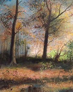 239x300 New David Aldus Original Black Forest Tamar Valley Devon Country - Black Forest Painting