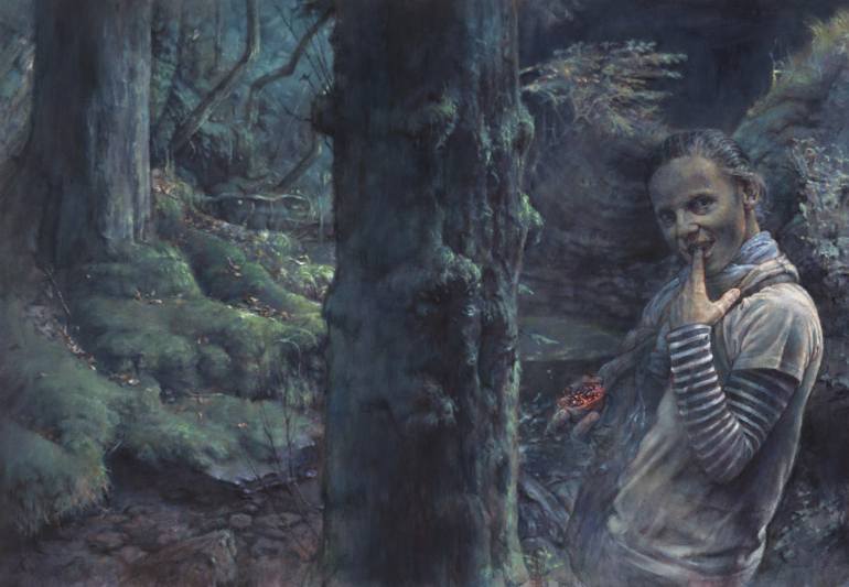 770x533 Saatchi Art Black Forest 3 Painting By Holger Theunert - Black Forest Painting