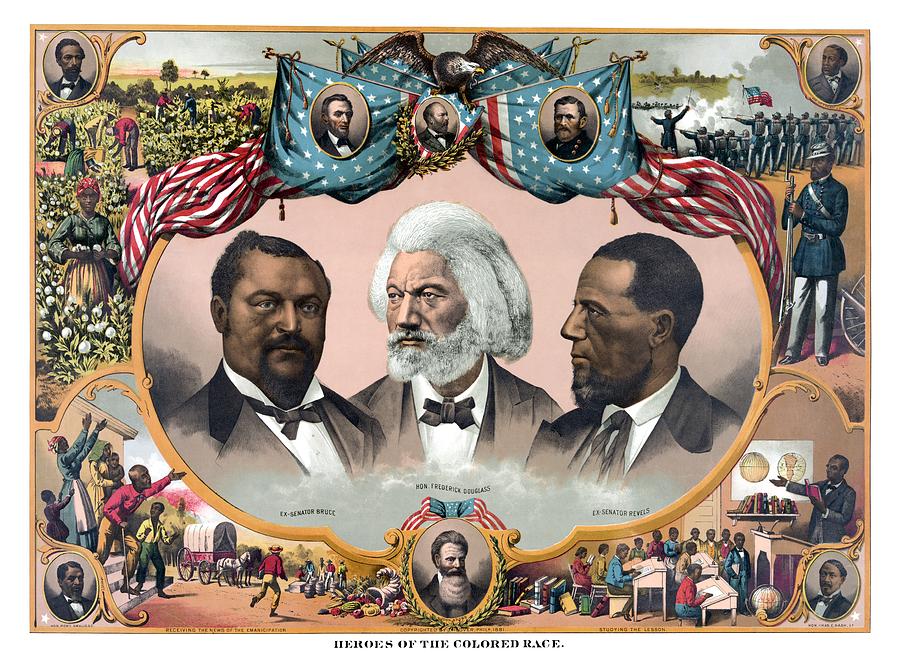 900x663 Heroes Of The Colored Race Painting By War Is Hell Store - Black History Painting