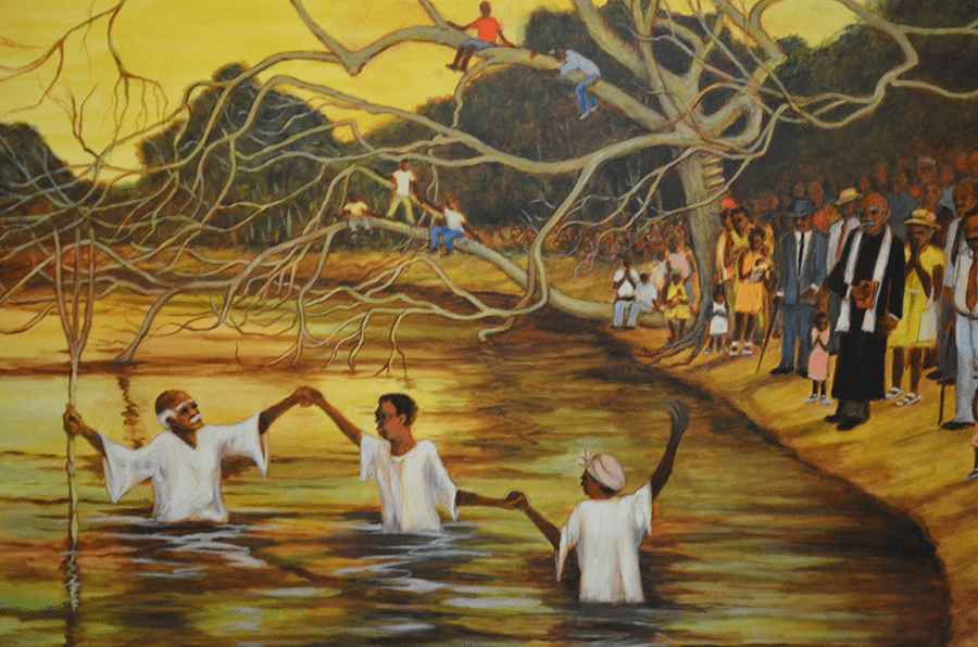 900x596 Local Artist Joe Taylor Ocl Old City Life Magazine - Black History Painting