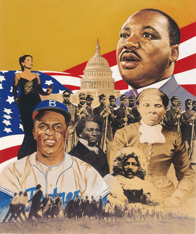 670x800 Black History Jigsaw Puzzle - Black History Painting
