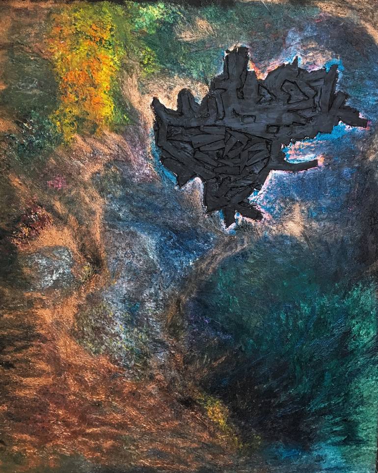 770x962 Saatchi Art Black Hole Painting By Marea Framavi Shutenkova - Black Hole Painting