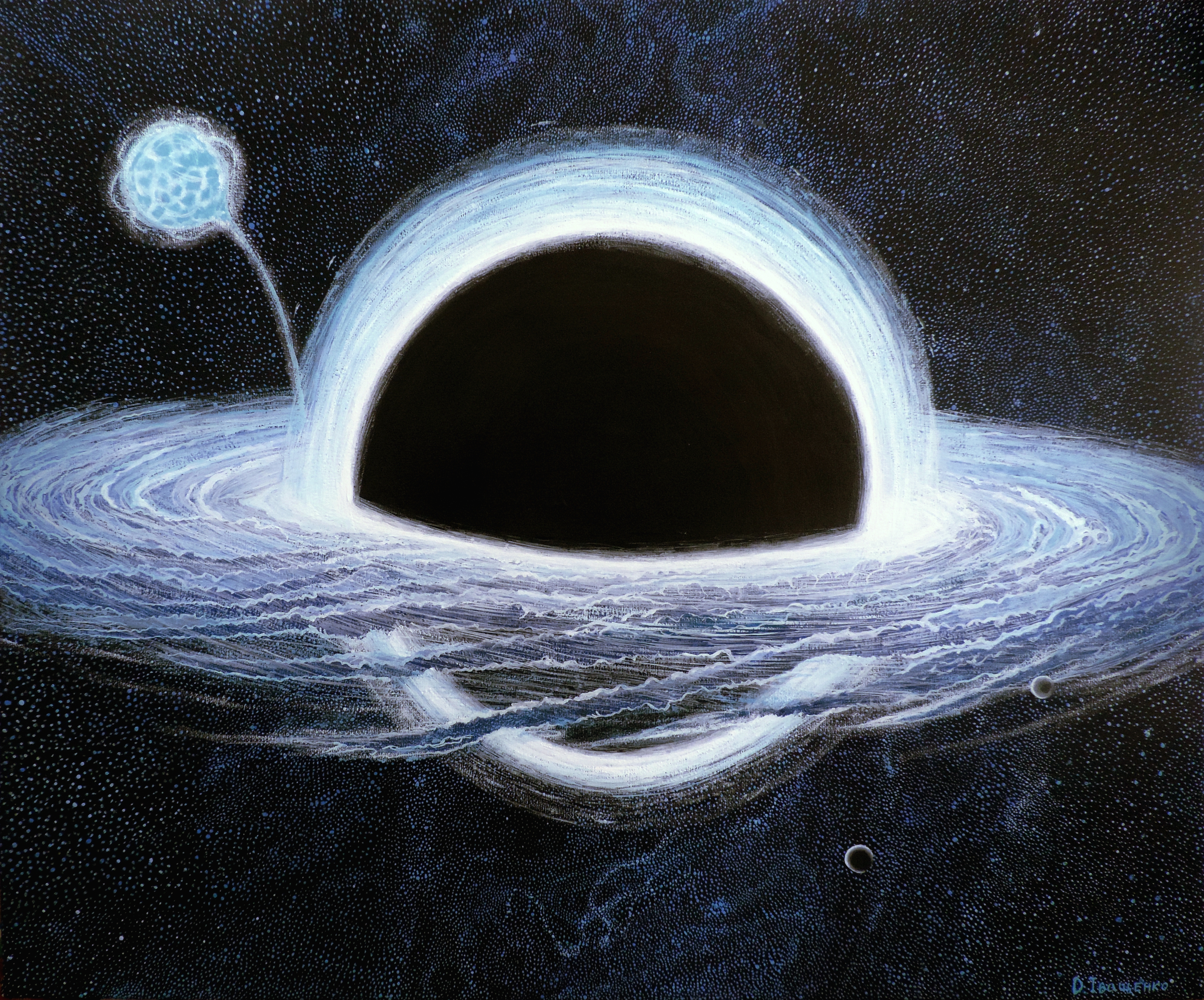 Чёрная дыра в галактике Млечный путь