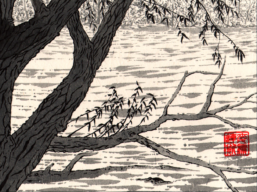 857x639 Black Ink Painting Mark W Mcginnis - Black Ink Painting