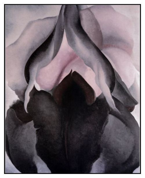 500x613 March 2014 Matt Gaffney's Weekly Crossword Contest - Black Iris Painting