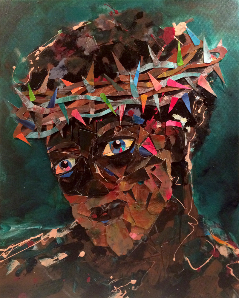 800x1000 Black Jesus Andy Perez Art - Black Jesus Painting