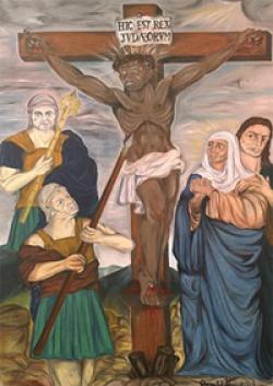 250x353 Controversial - Black Jesus Painting