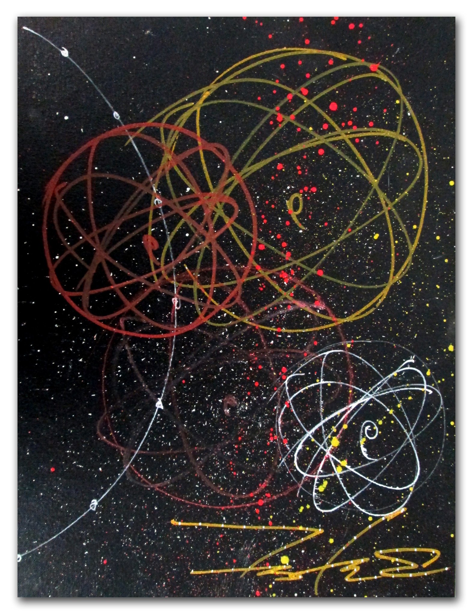 1571x2048 Futura 2000 - Black Knight Painting