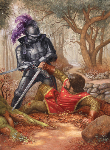 369x504 Norman Rockwell Museum Presents Painting Workshop With Illustrator - Black Knight Painting