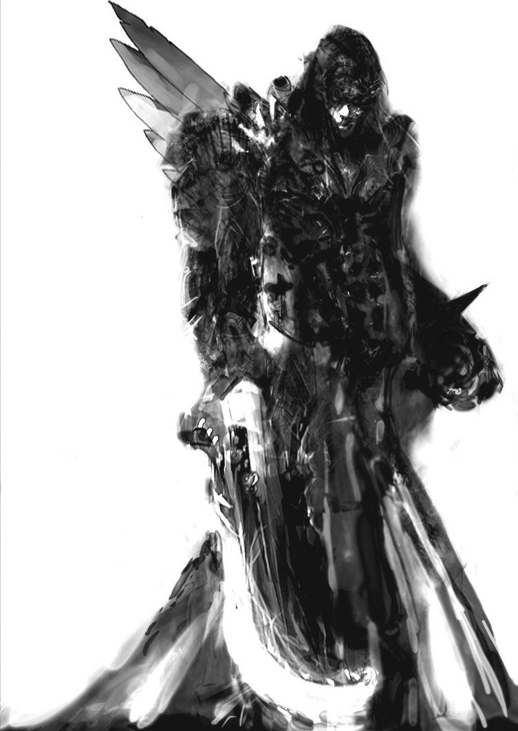 753x1062 Inspire - Black Knight Painting