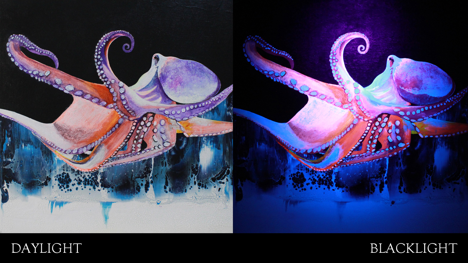 1600x900 Category Archive For Blacklight Painting Amey Sali - Black Light Painting