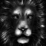 Black Lion Painting at PaintingValley.com | Explore collection of Black ...