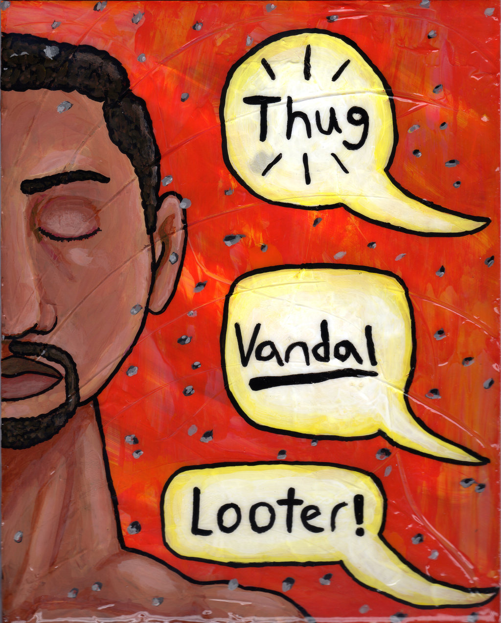 1024x1273 Black Lives Matter By Mad Willy - Black Lives Matter Painting