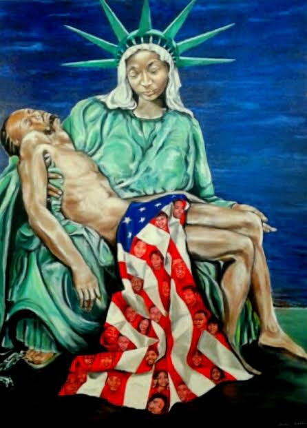 446x621 Ridging The Arts Lives Matter Mother And Hey Ridge - Black Lives Matter Painting