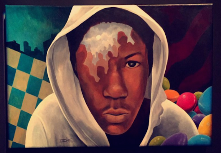 750x520 The Art Of Trayvon Martin Kentake Page - Black Lives Matter Painting