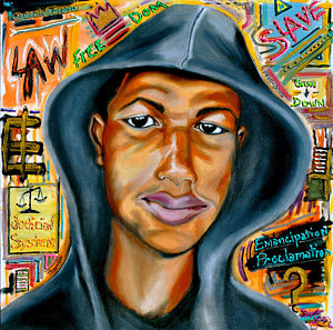 300x297 Trayvon Painting By Anthony Welfed Austin - Black Lives Matter Painting