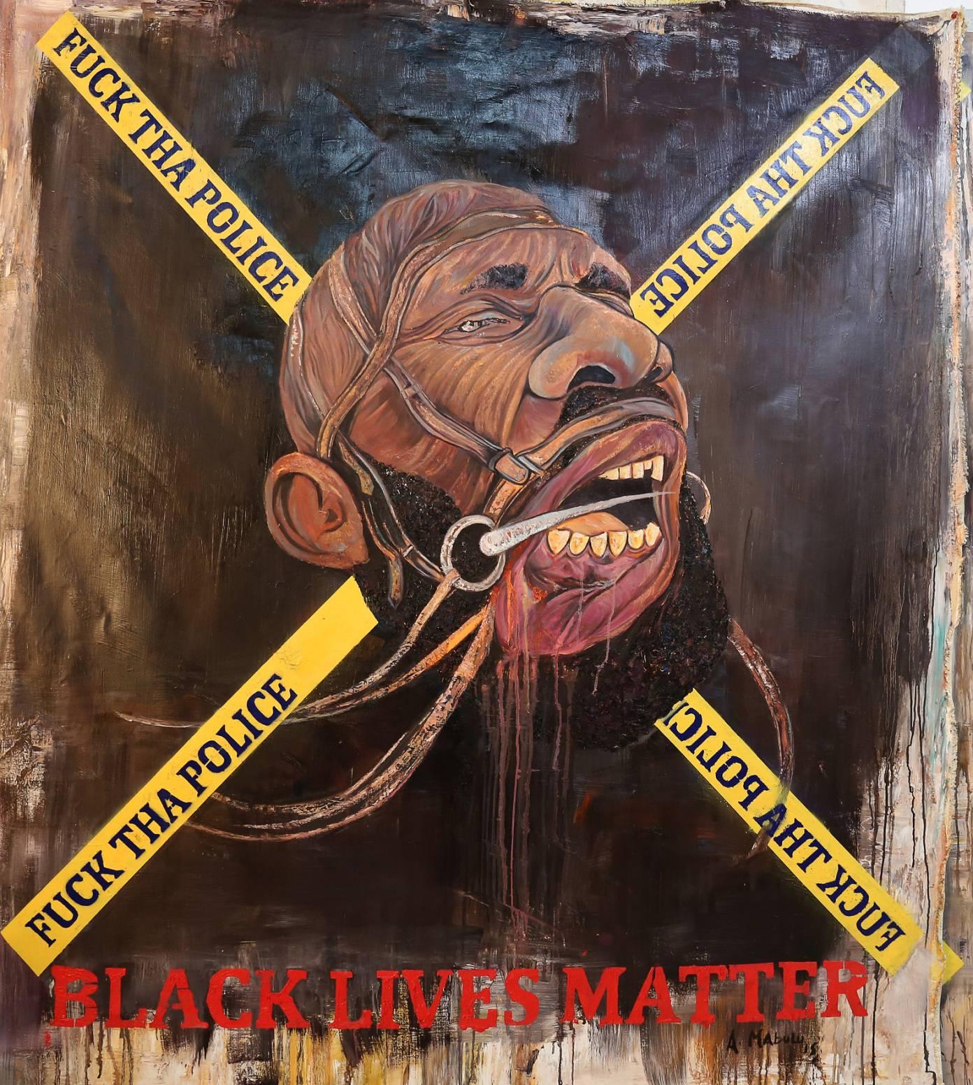 1392x1552 Ayanda Mabulu - Black Lives Matter Painting