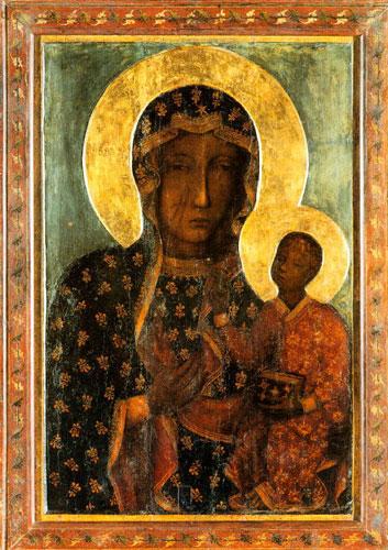 Black Madonna Painting