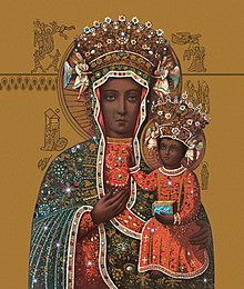 220x260 Black Madonna - Black Madonna Painting