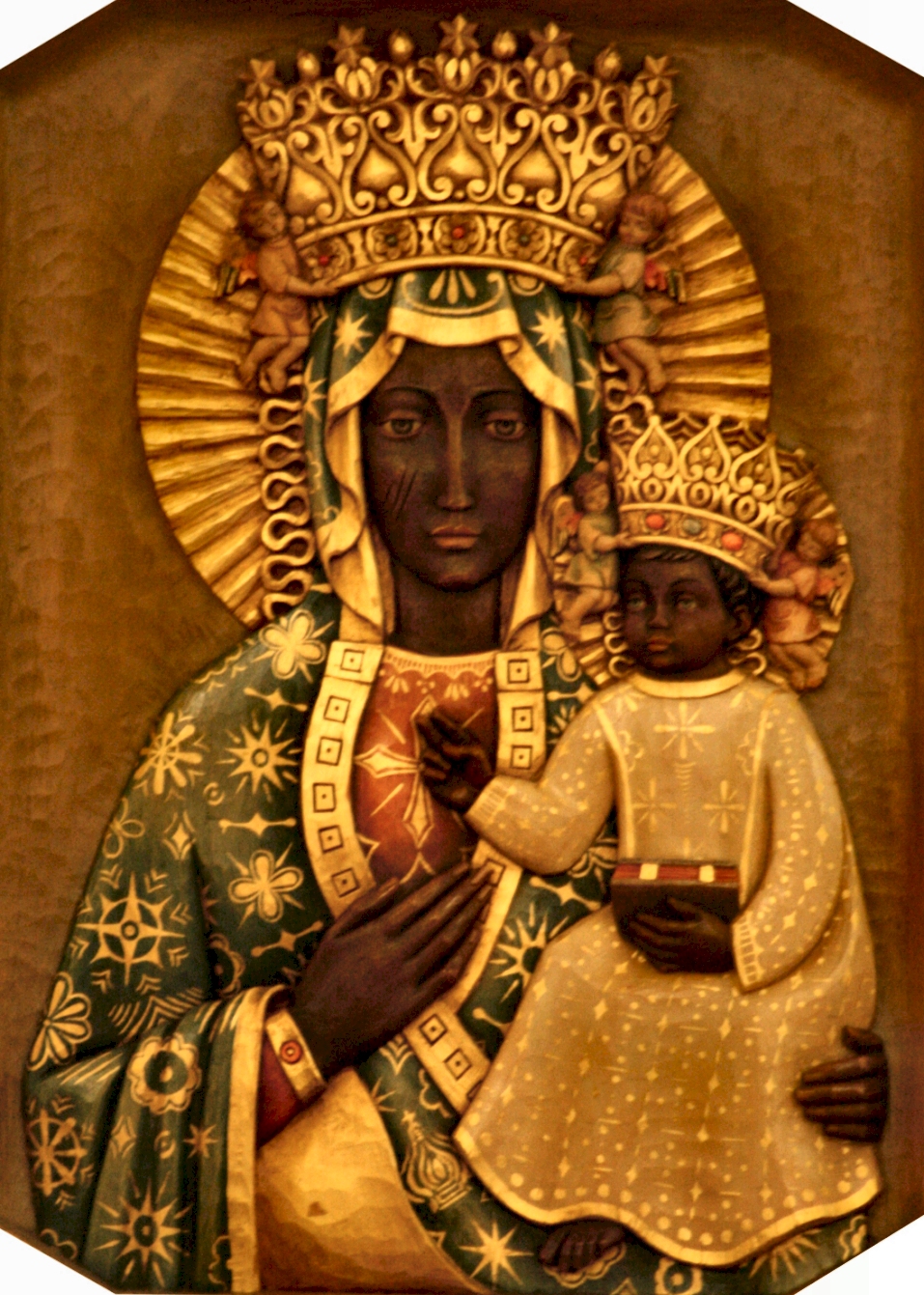957x1341 Our Lady Of Czestochowa - Black Madonna Painting