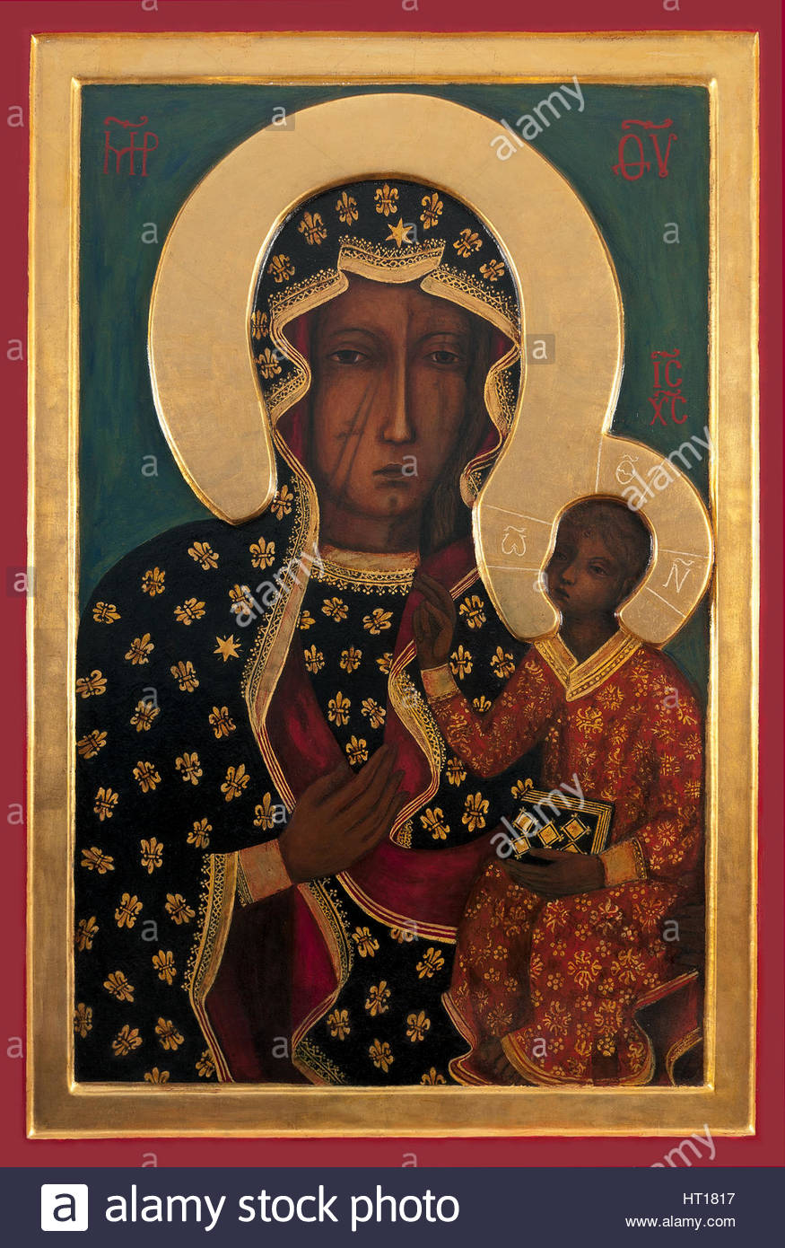 875x1390 The Black Madonna Painting Stock Photos Amp The Black Madonna - Black Madonna Painting