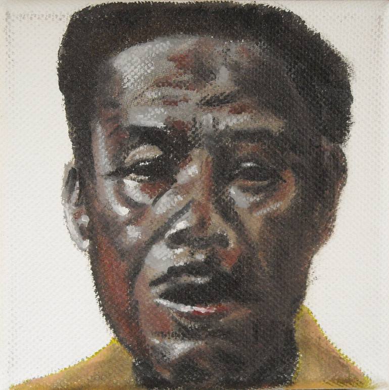 Black Man Painting at PaintingValley.com | Explore collection of Black ...