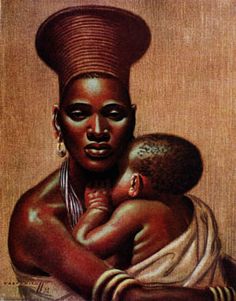 236x301 220 Best Art Images On African American Artwork - Black Mother And Child Painting