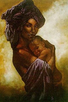 236x355 98 Best Mommy And Me Images On Africa Art, Black Women - Black Mother And Child Painting