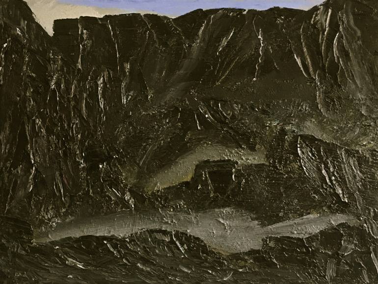 770x578 Saatchi Art Black Mountain Painting By David Snider - Black Mountain Painting