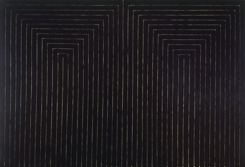 500x342 The Black Paintings 1958 1960 Frank Stella - Black Painting