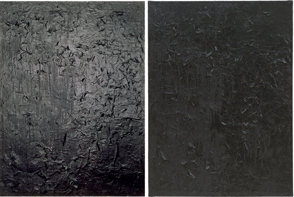 583x392 Untitled [Glossy Black Painting] - Black Painting