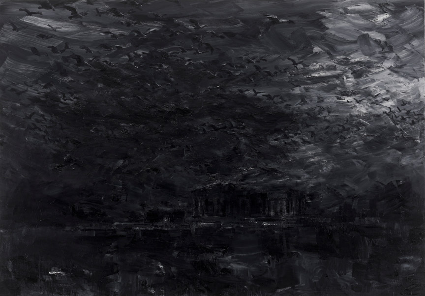 864x602 Artasiapacific Black Paintings Yan Pei Ming - Black Painting