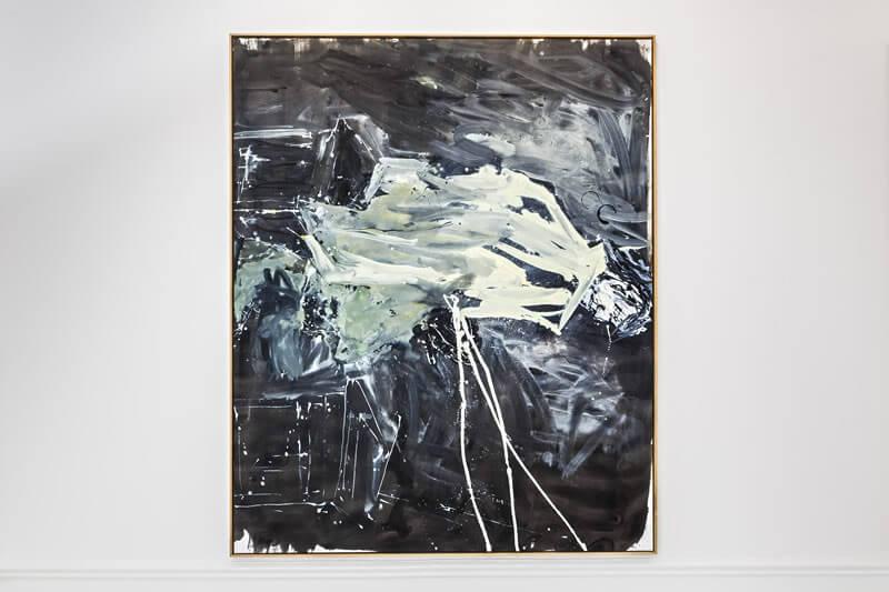 800x533 Georg Baselitz Black Out Paintings Mccabe Fine Art - Black Painting Art