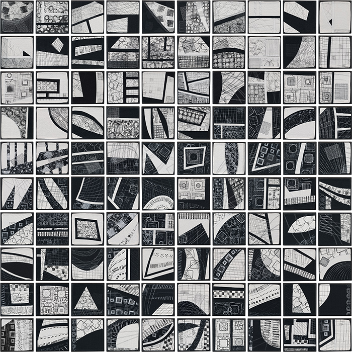 700x700 Symphony In Black And White My 100 Days Project For 2017 Lisa Call - Black Painting Art