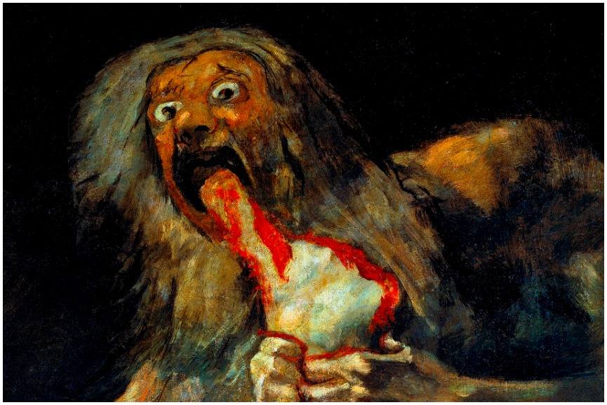 865x577 Terrifying And Dark Paintings By Famous Artists Widewalls - Black Painting Art