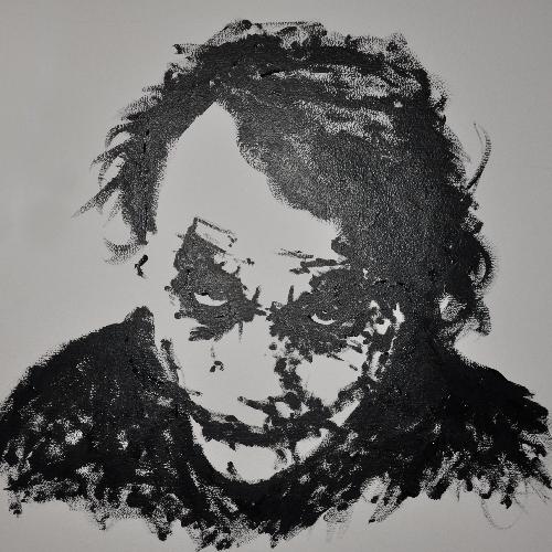 500x500 The Joker 60x60cm Pop Art Acrylic Painting - Black Painting Art