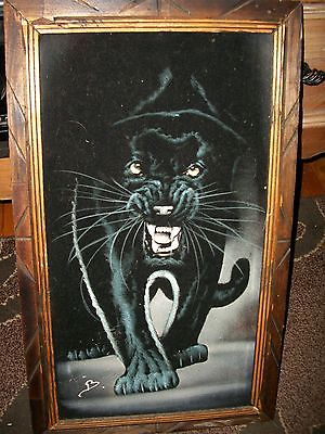 300x400 Grand Collection On Ebay! - Black Panther Velvet Painting