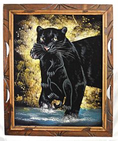 236x281 The 8 Best Velvet Paintings Images On Black Velvet - Black Panther Velvet Painting
