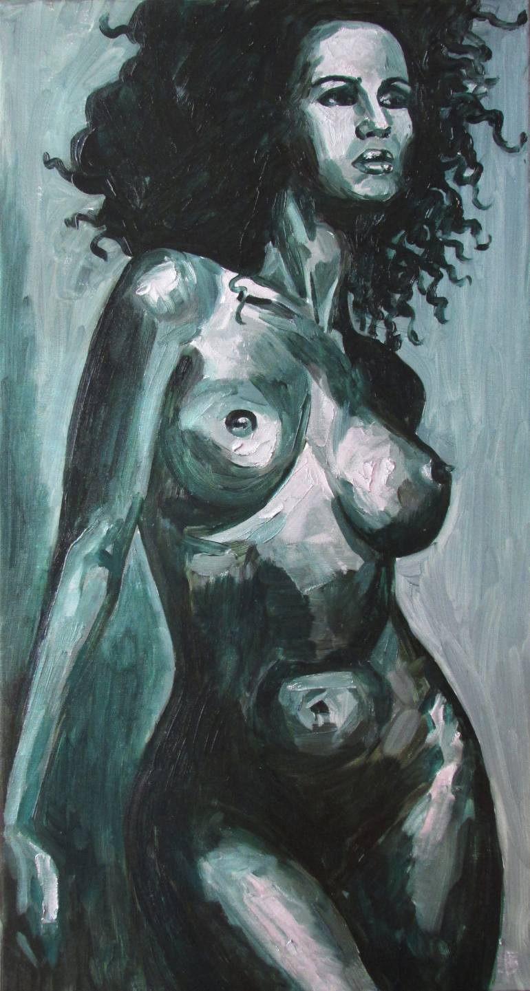 770x1441 Saatchi Art Black Pearl Painting By Kateryna Bortsova - Black Pearl Painting