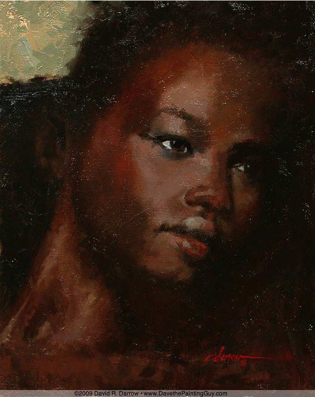 636x800 Everyday Paintings An Oil Painting Project By David R. Darrow - Black People Painting