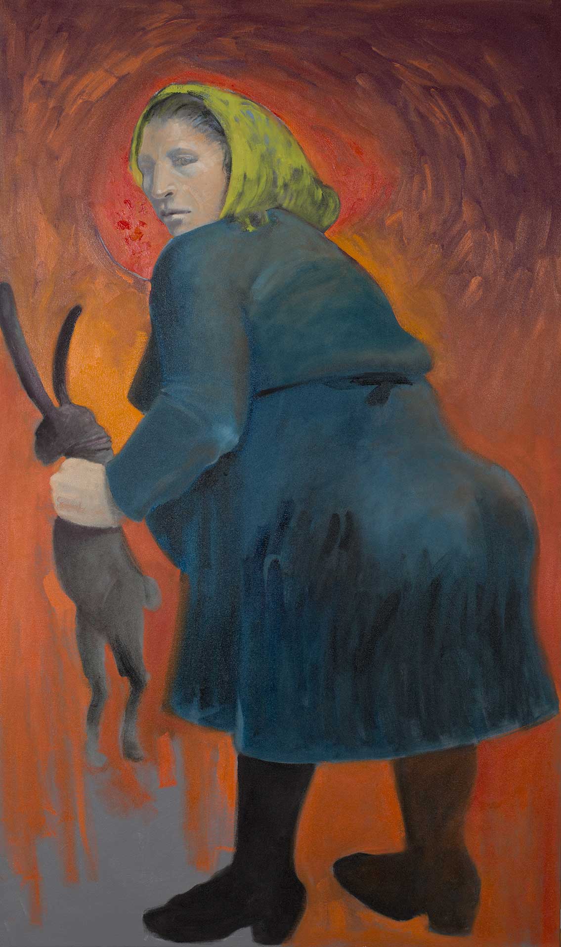 1135x1916 Black Forest - Black Person Painting